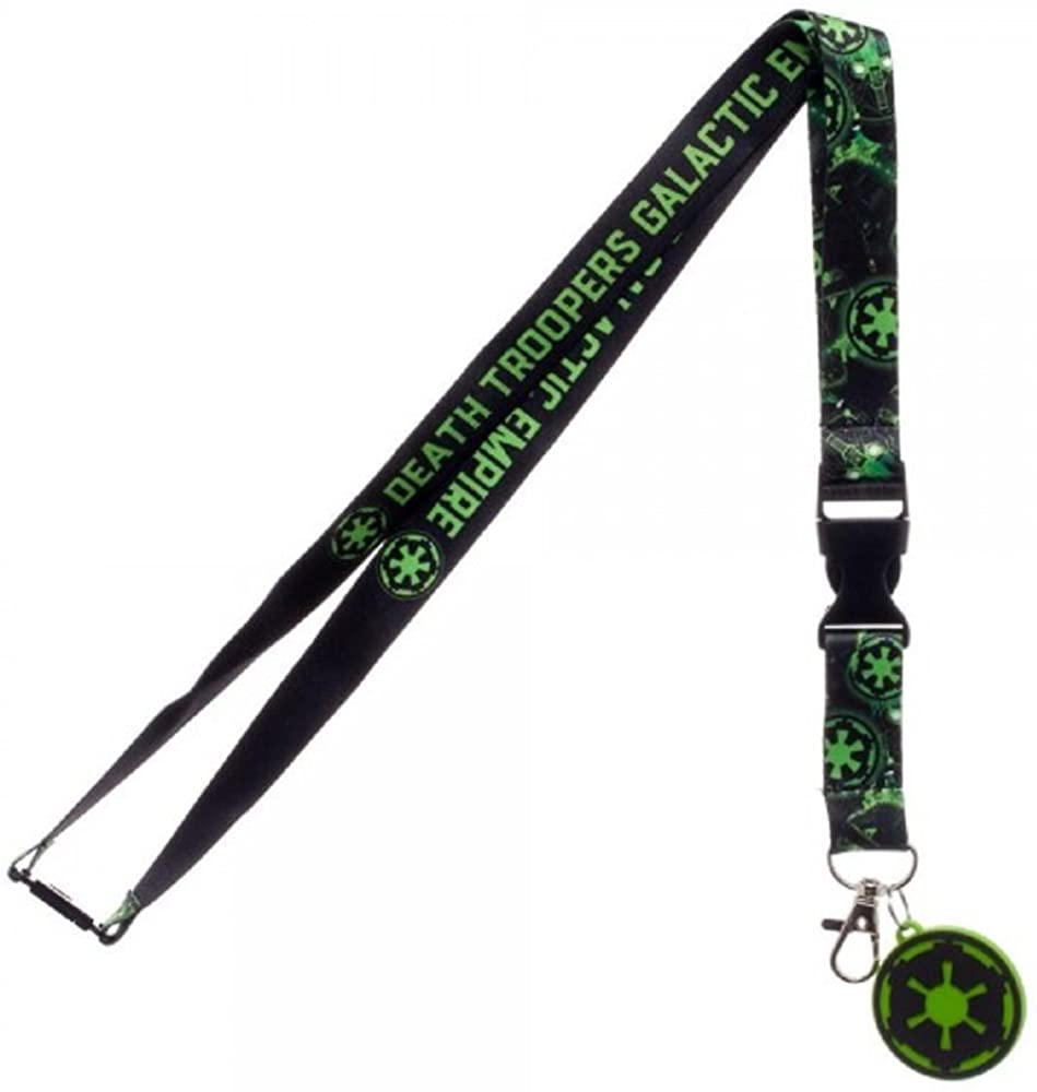 Star Wars Rogue One Empire Lanyard Keychain ID Holder Sticker Galactic Charm
