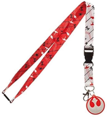 Star Wars The Last Jedi Rebel Logo Ships Lanyard