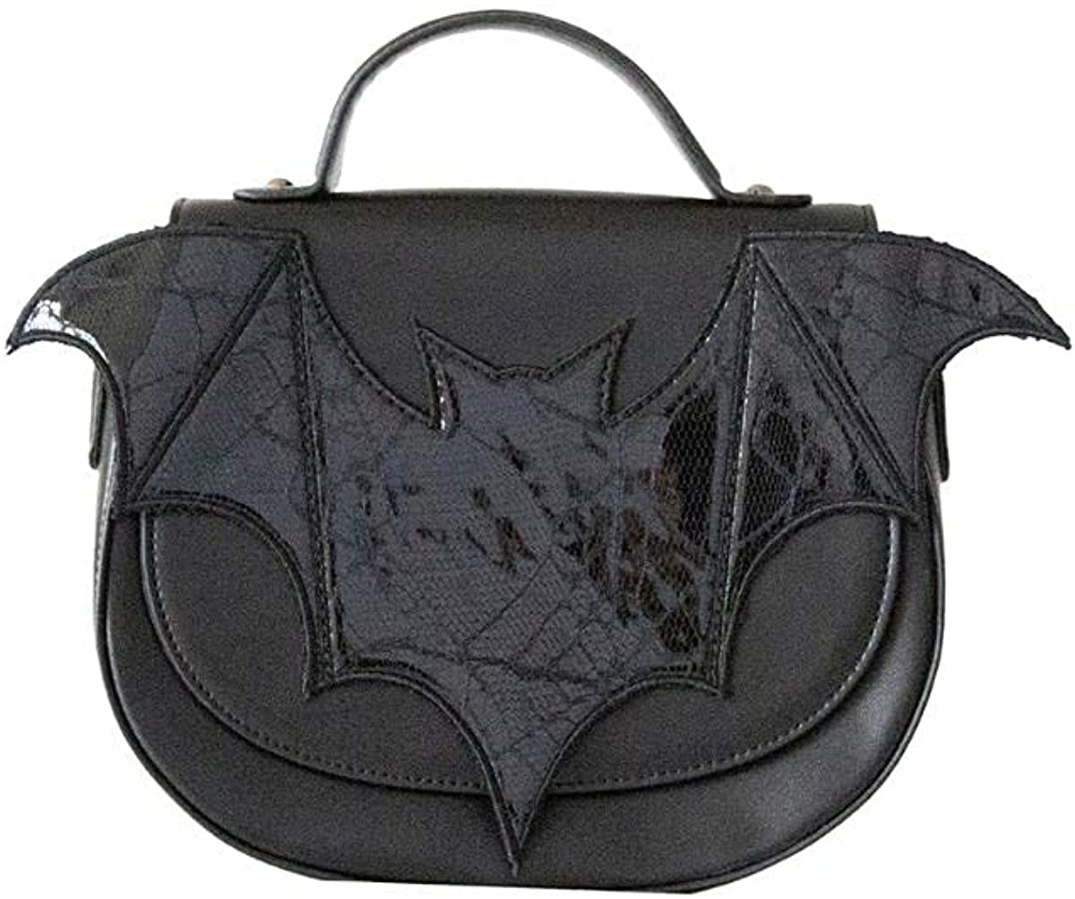 Lost Queen Pentagram Black Alternative Gothic Messenger Bag