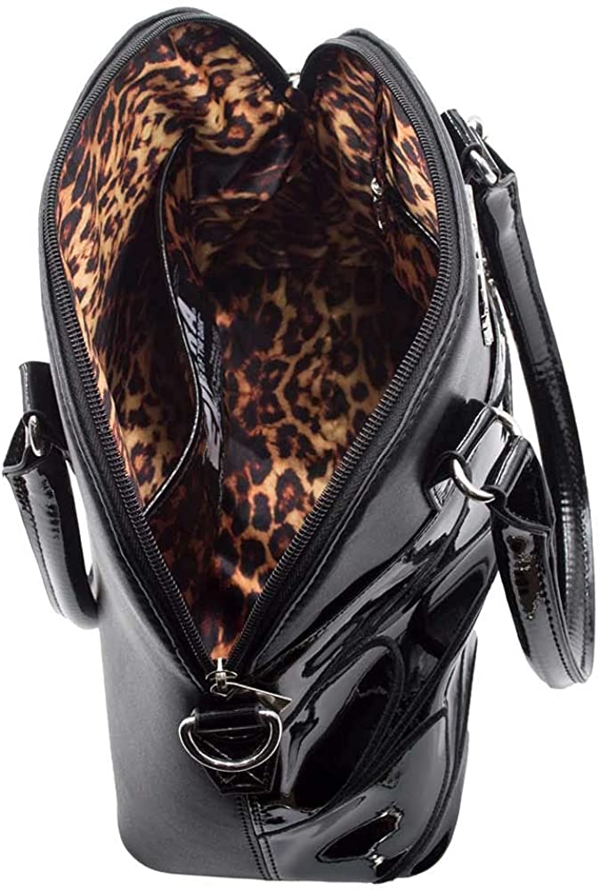 kreepsville 666 Elvira Women's Spiderweb Handbag Macabre Mobile Black Collection Purse