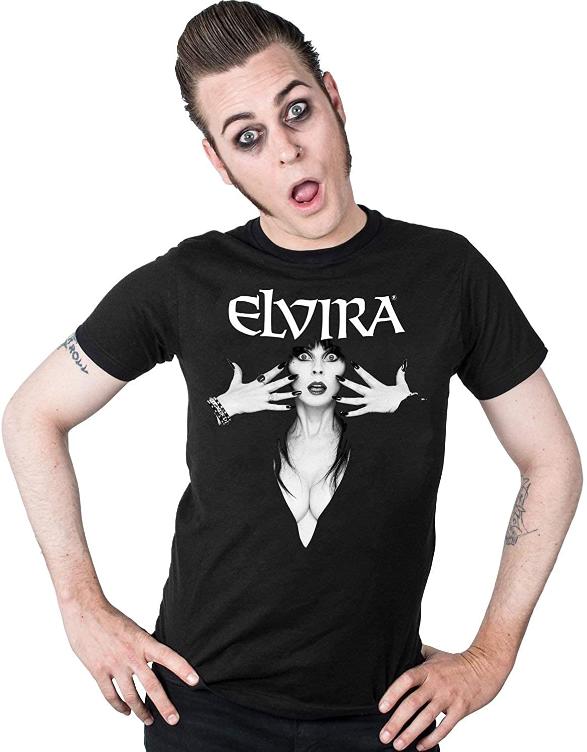kreepsville 666 Men's Elvira Classic Logo T-Shirt Black