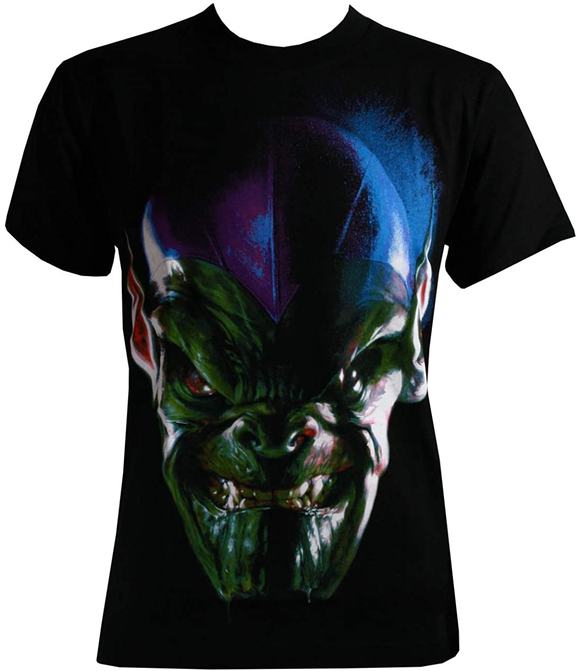 Marvel Comics Secret Invasion Skrullface Mens T-Shirt, Small Black