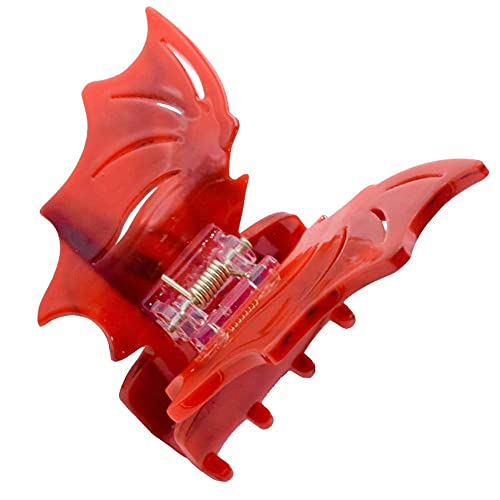 Kreepsville 666 Bat Hair Claw Clip - Black or Red Gothic Horror Hair Accessory