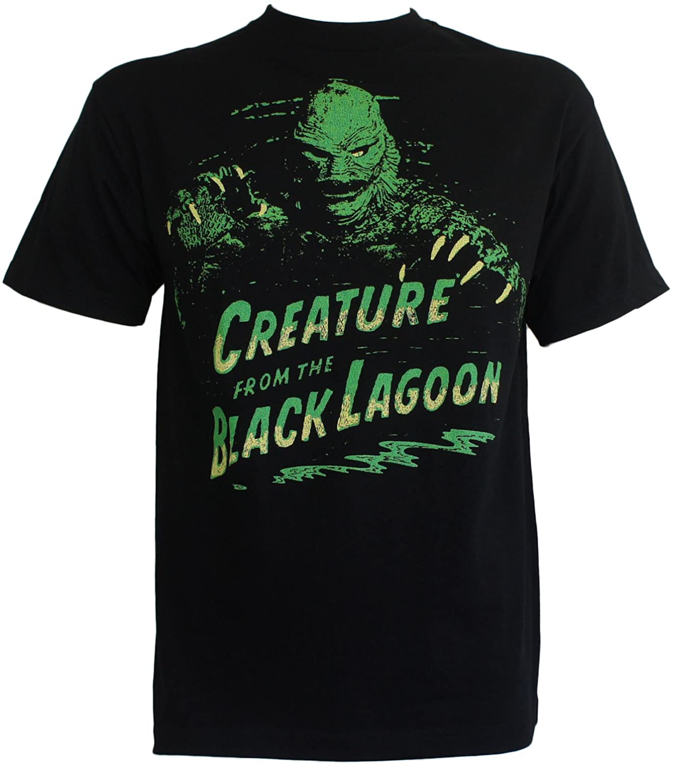 Rock Rebel Creature from The Black Lagoon Men's Green Creature T-Shirt