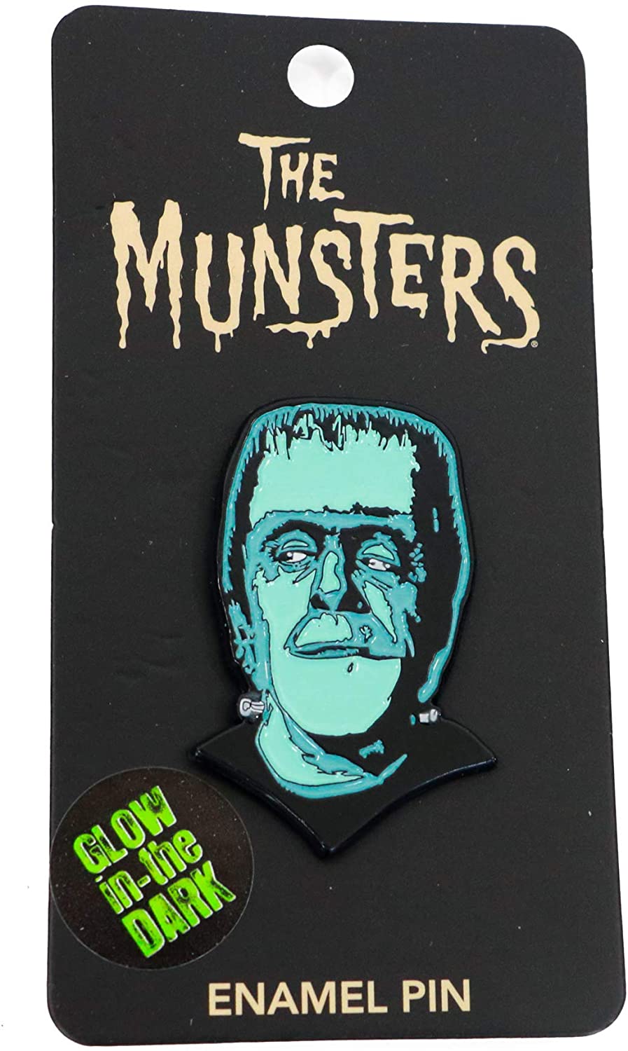 Universal The Munsters Herman Glow In The Dark Enamel Pin