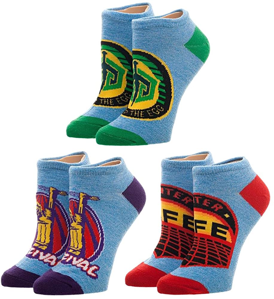 Ready Player One 3 Pack Juniors Ankle Socks Set
