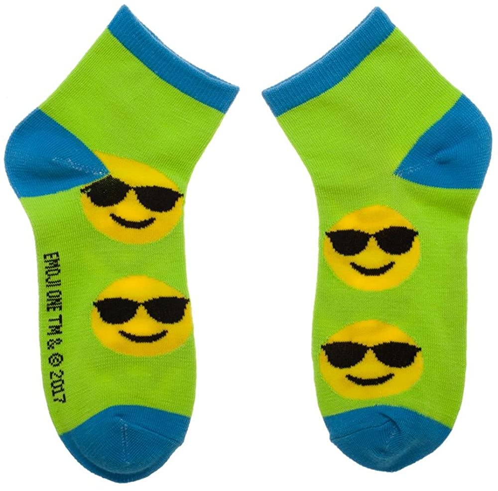 Emoji 4 Pairs Youth Ankle Socks