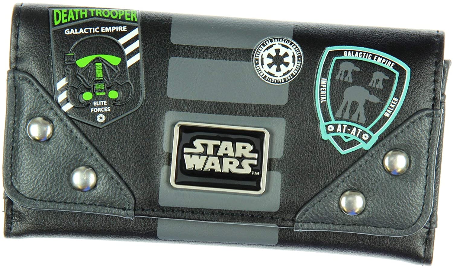 Star Wars Rogue One: Empire-Themed Flap Wallet - Galactic Empire & Death Trooper Design