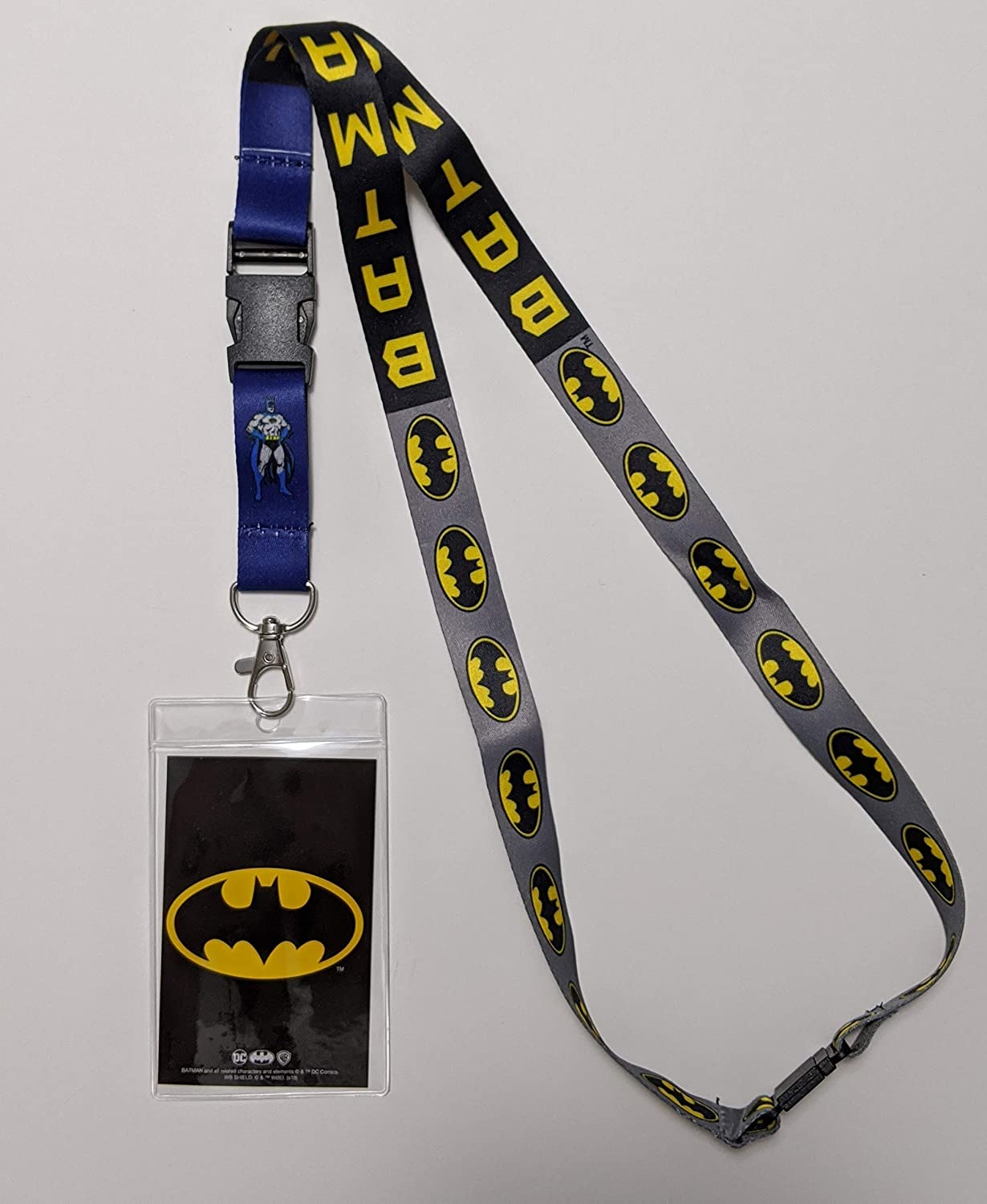 DC Comics Batman and Harley Quinn ID Badge Holder Lanyard 2pk Bundle