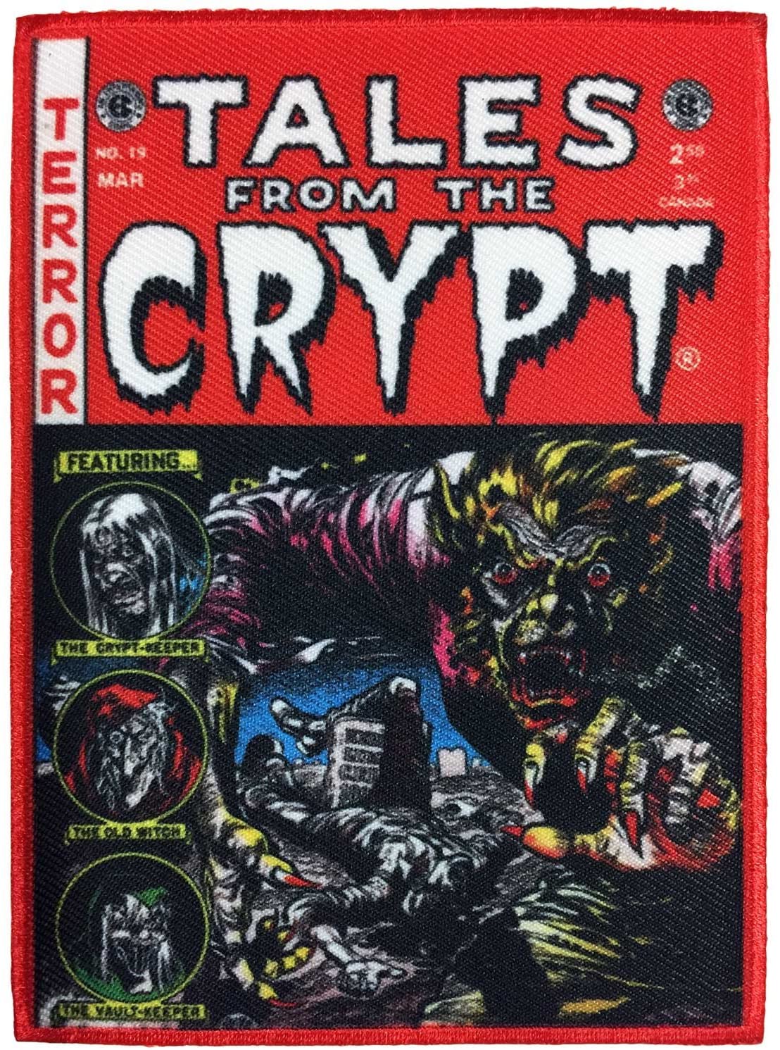 EC Comics Tales from The Crypt Red Comic Cover Patch