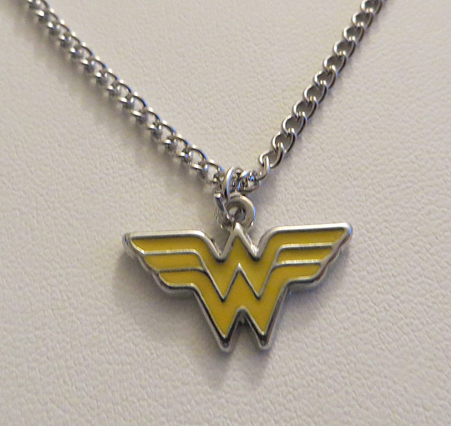 Wonder Woman Logo Pendant Necklace