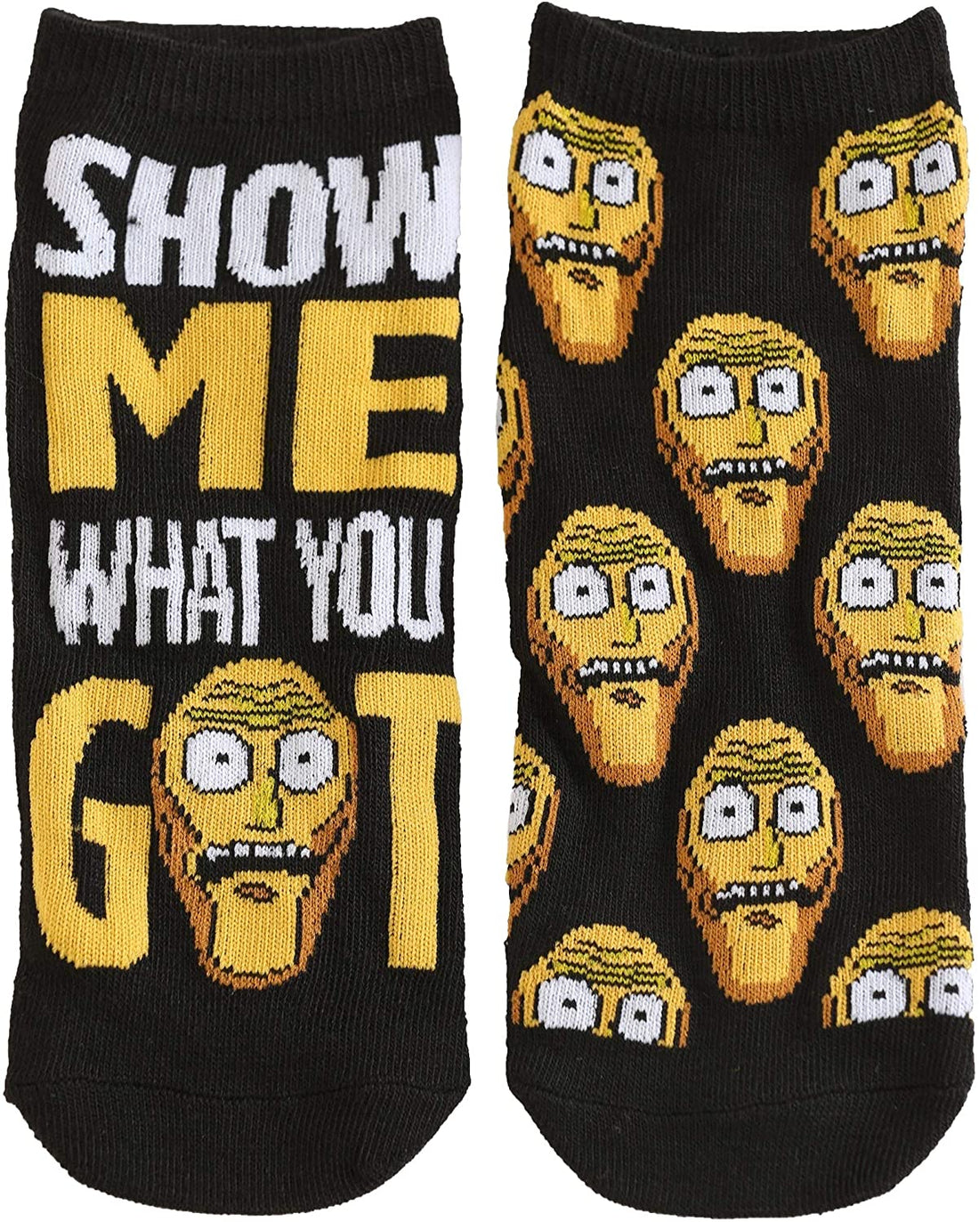 Rick and Morty Characters 5 Pair Pack Lowcut Womens Ankle Socks