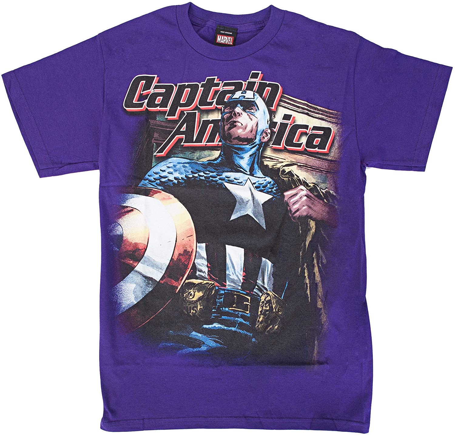 Captain America Fierce Captain Purple T-Shirt (s)