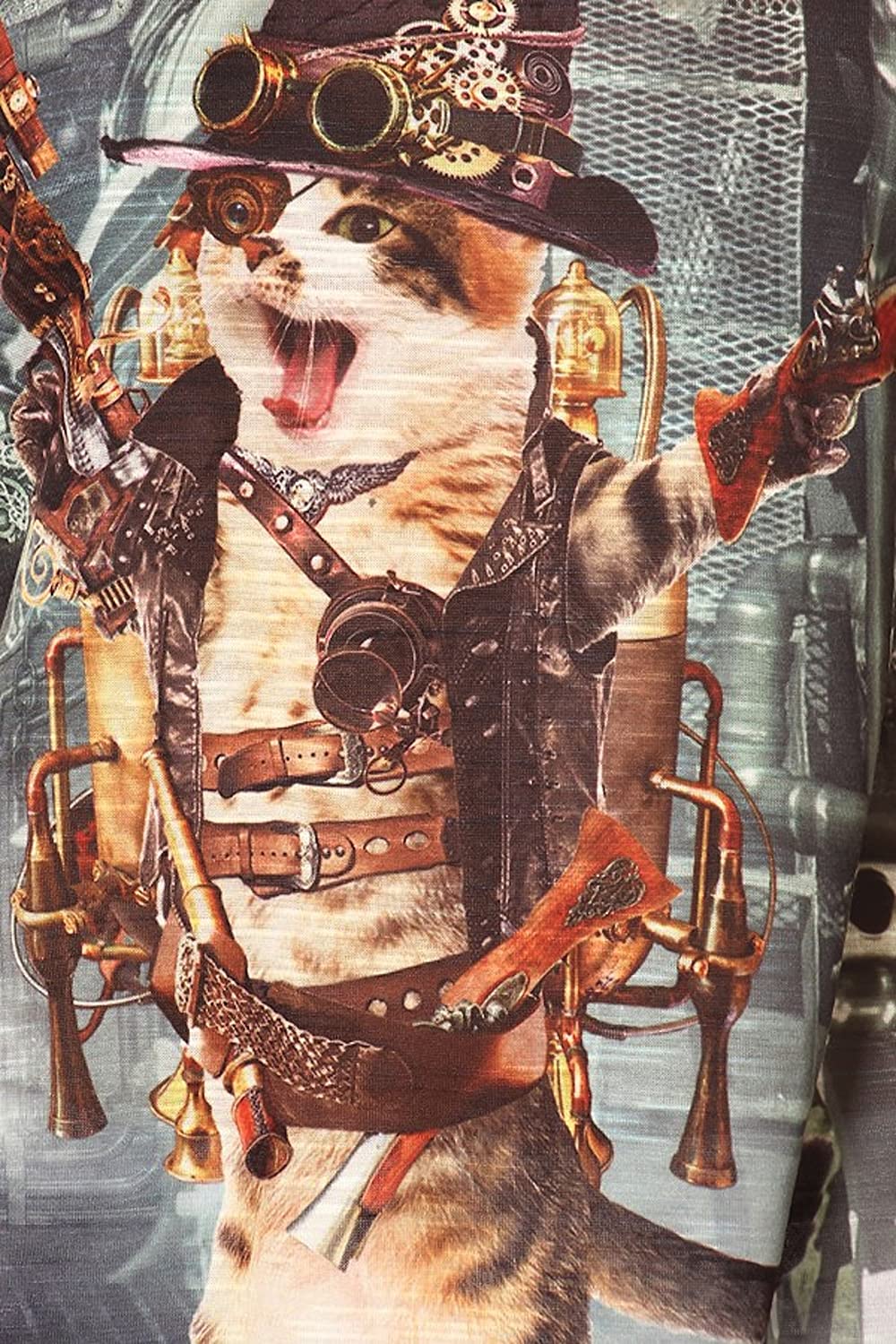 Bear Dance Women's Tank Top|Steampunk Cat