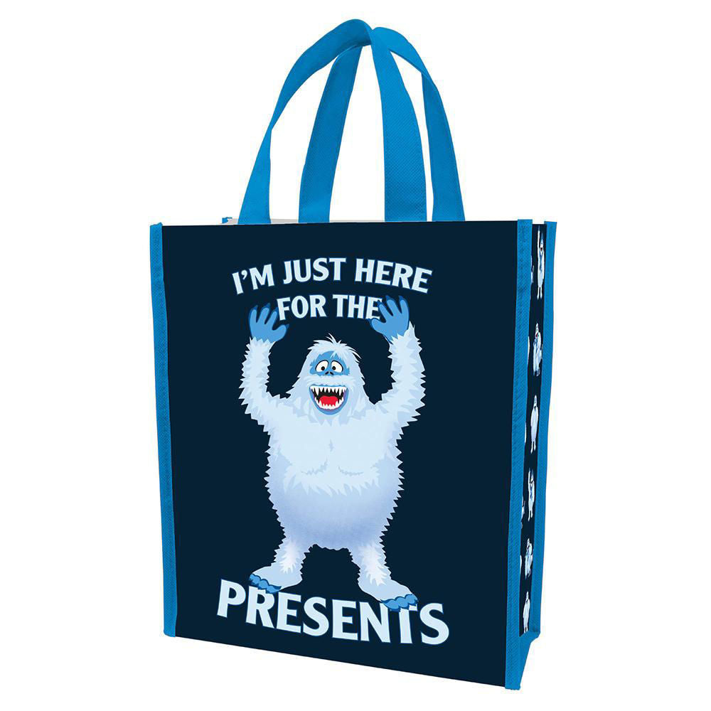 Rudolph Bumble "Here For The Presents" 12" Recycled Shopper Tote GIft Bag