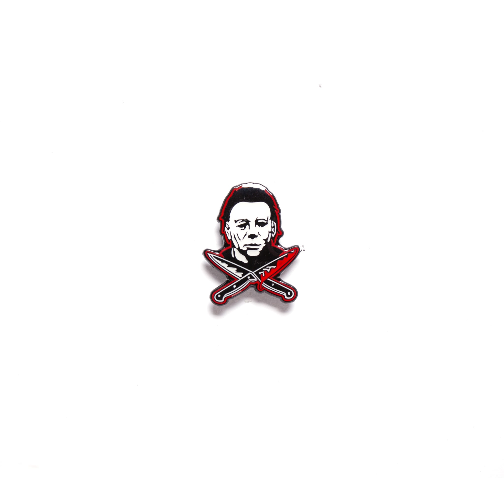 Halloween 2 Michael Myers Glow In The Dark Enamel Pin