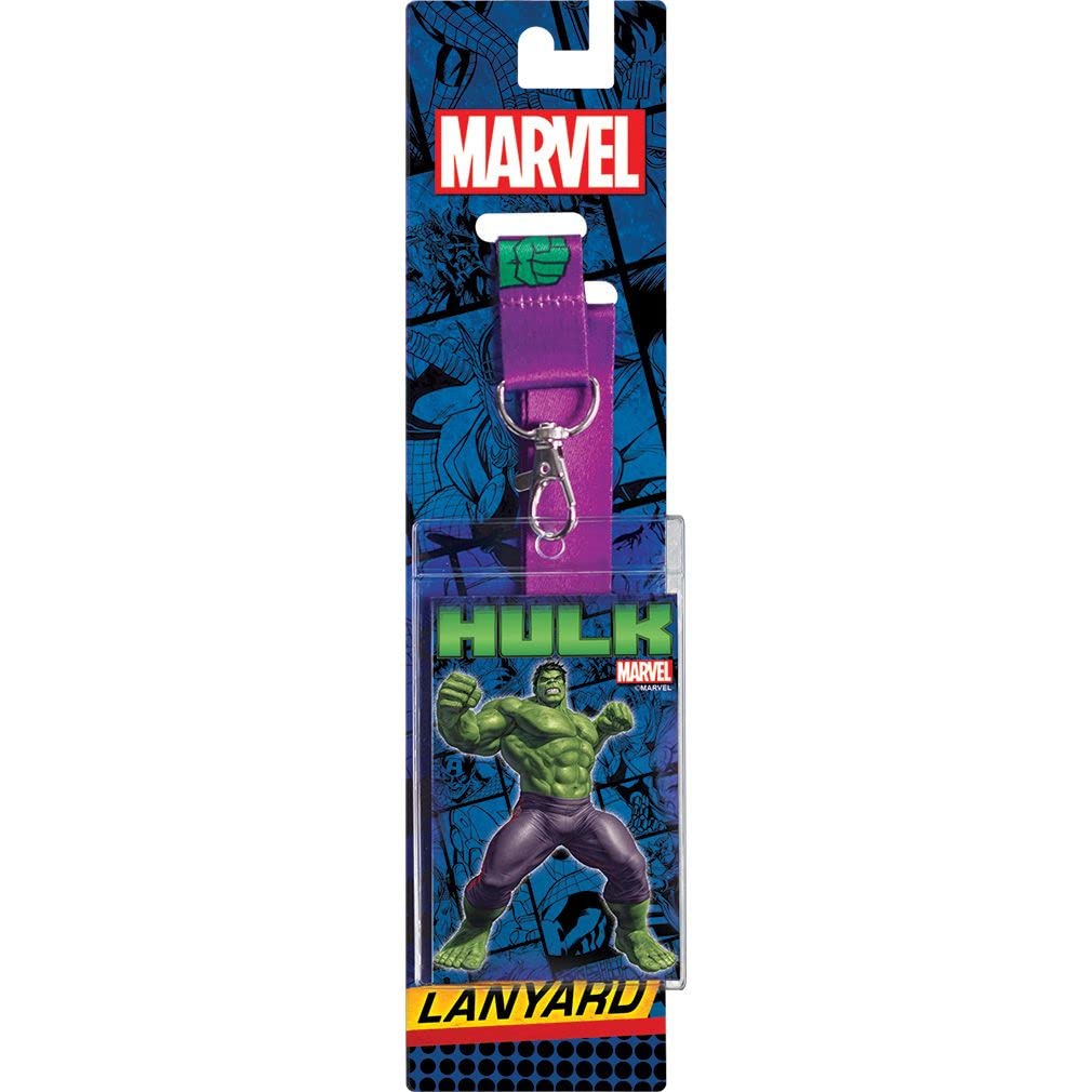 Marvel Comics Hulk Lanyard ID Badge Holder - Official Avengers