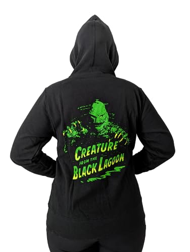 Rock Rebel Universal Monsters Creature from the Black Lagoon Zip Up Hoodie Sweatshirt