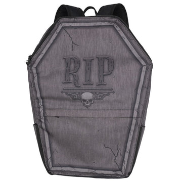 Tombstone Coffin RIP Gothic Zippered Backpack by Kreepsville 666