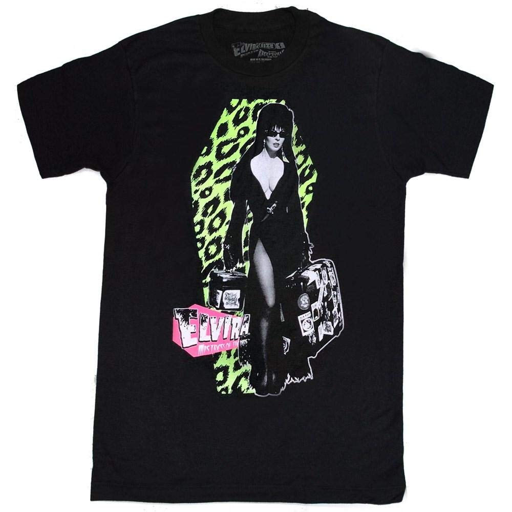 Elvira Leo Luggage Men's T-Shirt Black Movie Tee