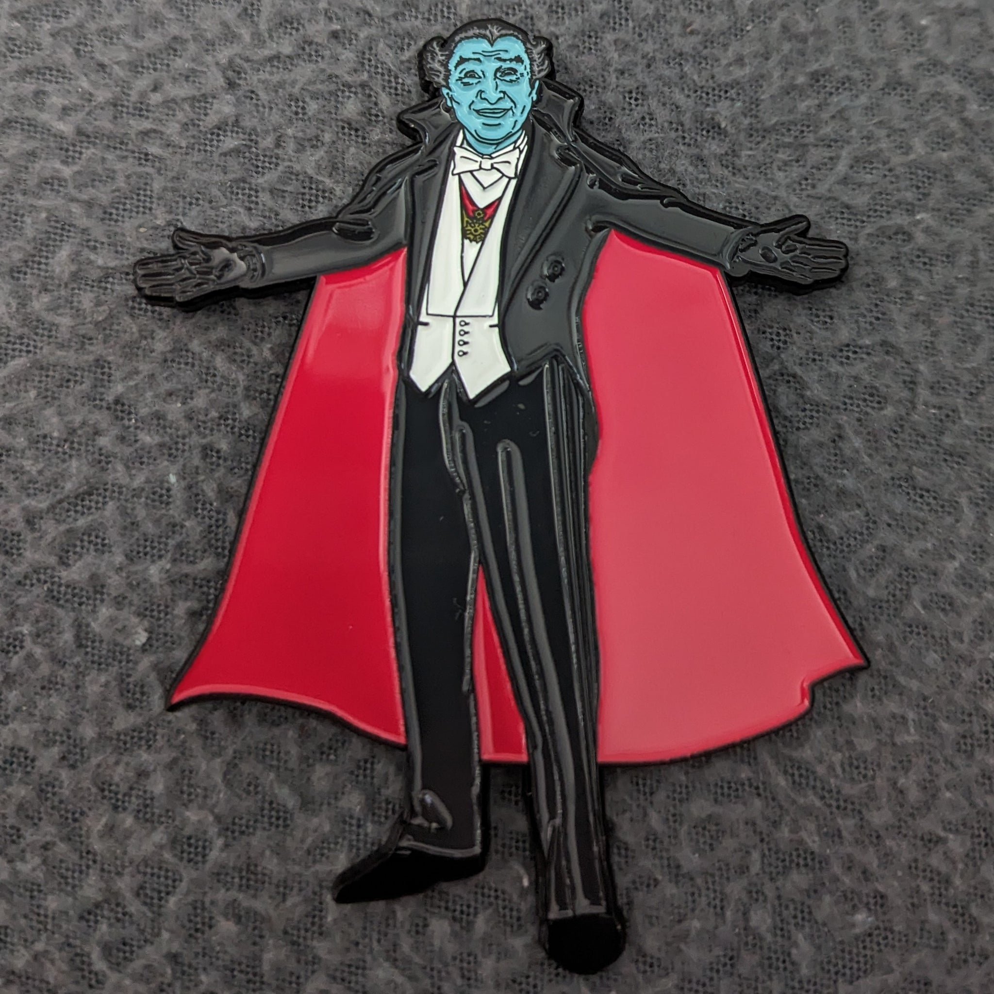 The Munsters Grandpa Munster Enamel Pin – Official Horror Lapel Pin