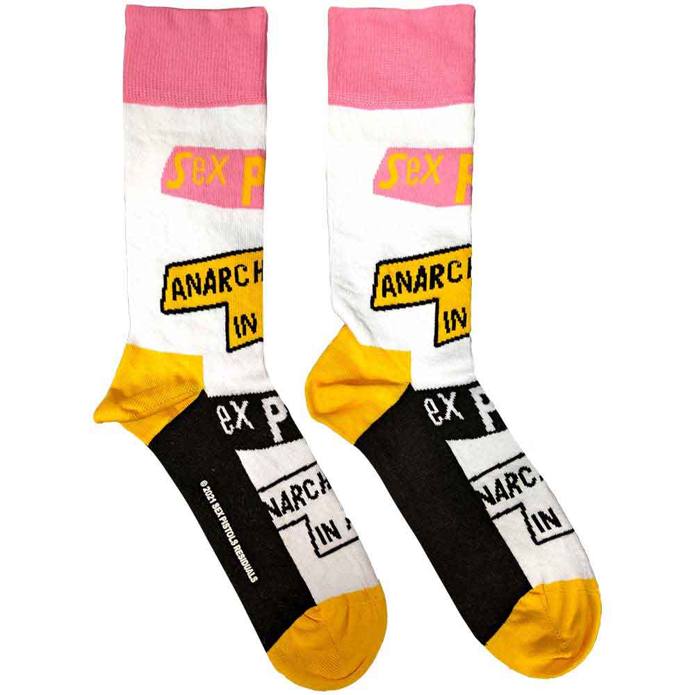 Sex Pistols Anarchy In The UK Socks - Official Band Merch