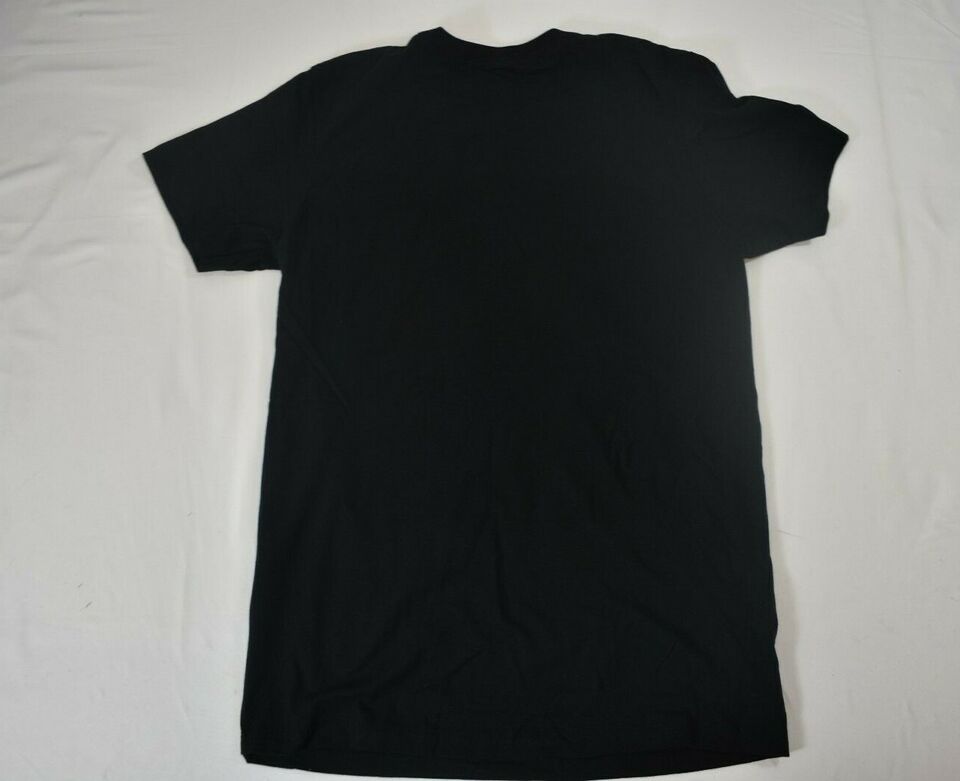 Back view of the Aaliyah Princess of R&B Men's T-Shirt, displaying the plain black design with no print.