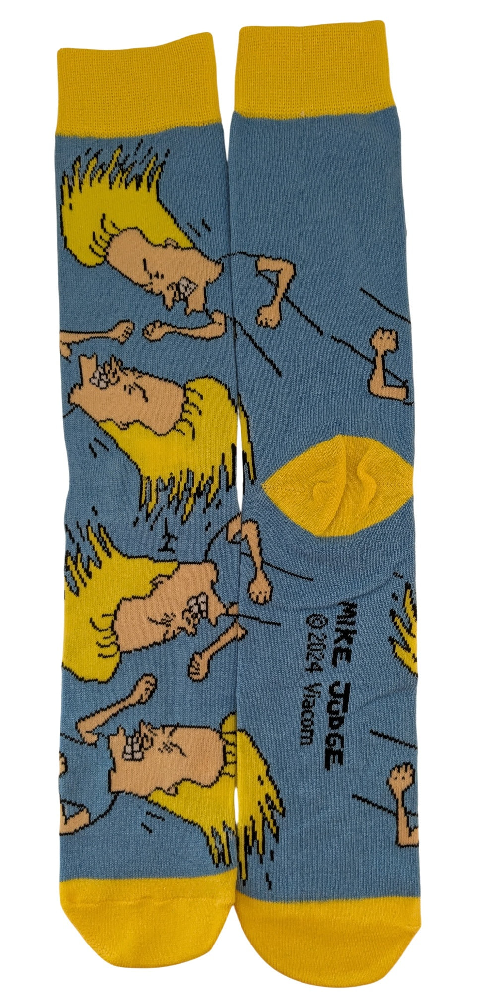 Beavis and Butthead 6-Pair Pack of Men's Crew Socks 6-12