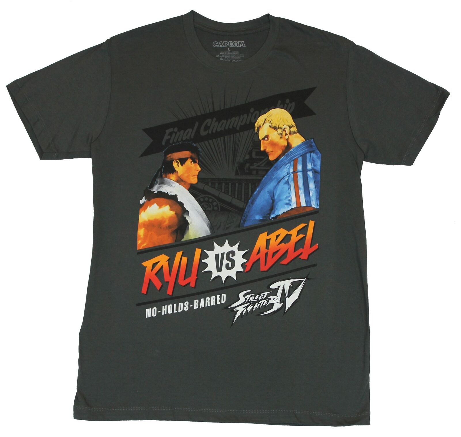 Street Fighter IV Ryu vs Abel Men's T-Shirt