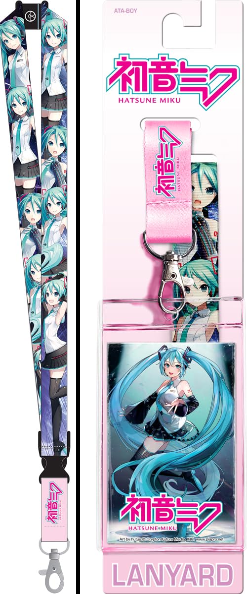 Hatsune Miku Breakaway Lanyard ID Badge Holder - Official Vocaloid
