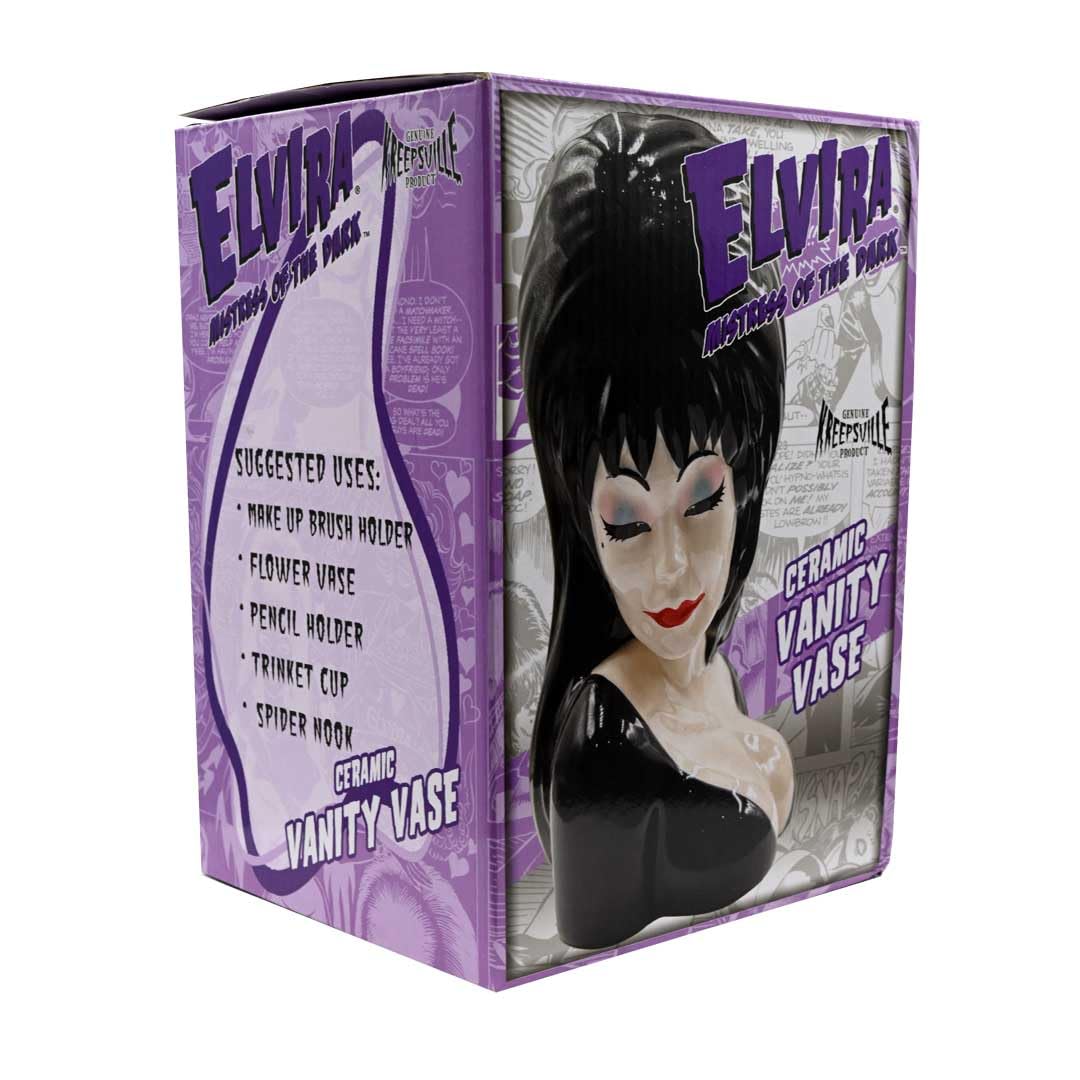 Elvira Mistress of the Dark Ceramic Vanity Vase by Kreepsville 666