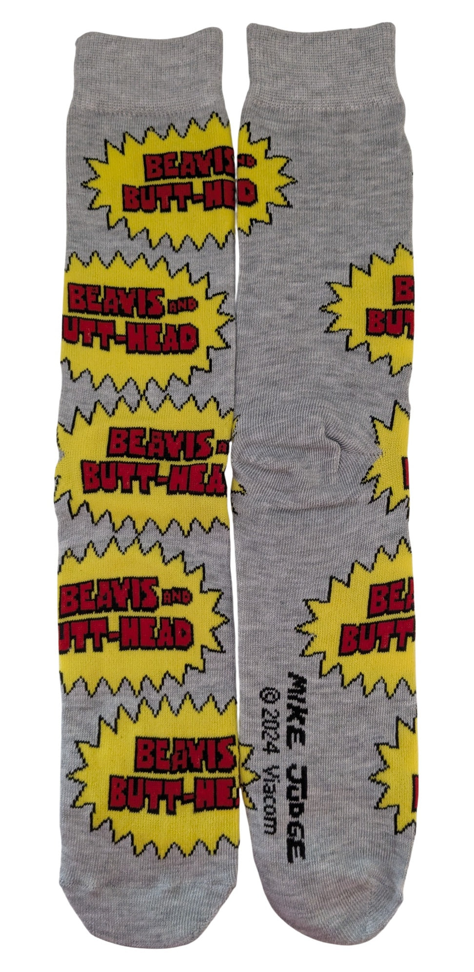 Beavis and Butthead 6-Pair Pack of Men's Crew Socks 6-12