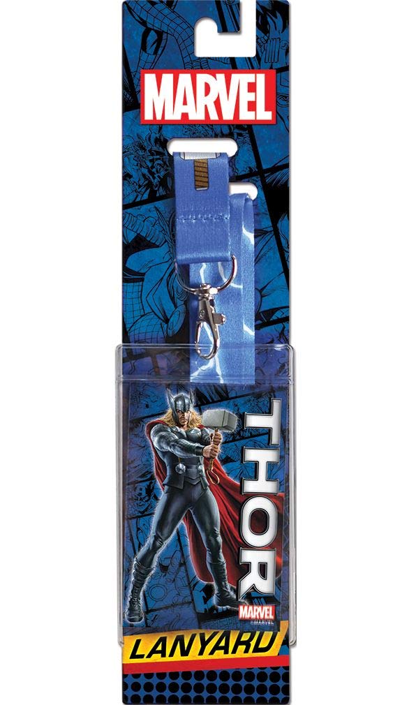 Marvel Comics Thor Lanyard ID Badge Holder - Official Avengers