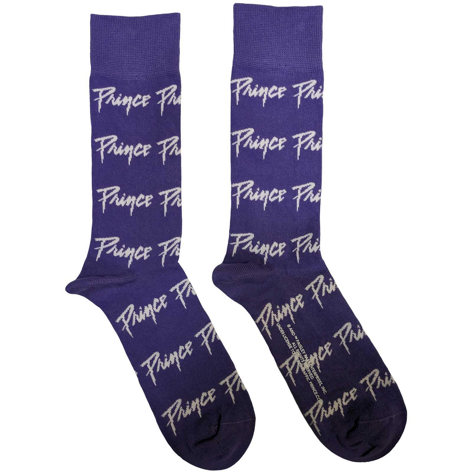 Prince Purple Rain Socks - Official Movie Album Socks