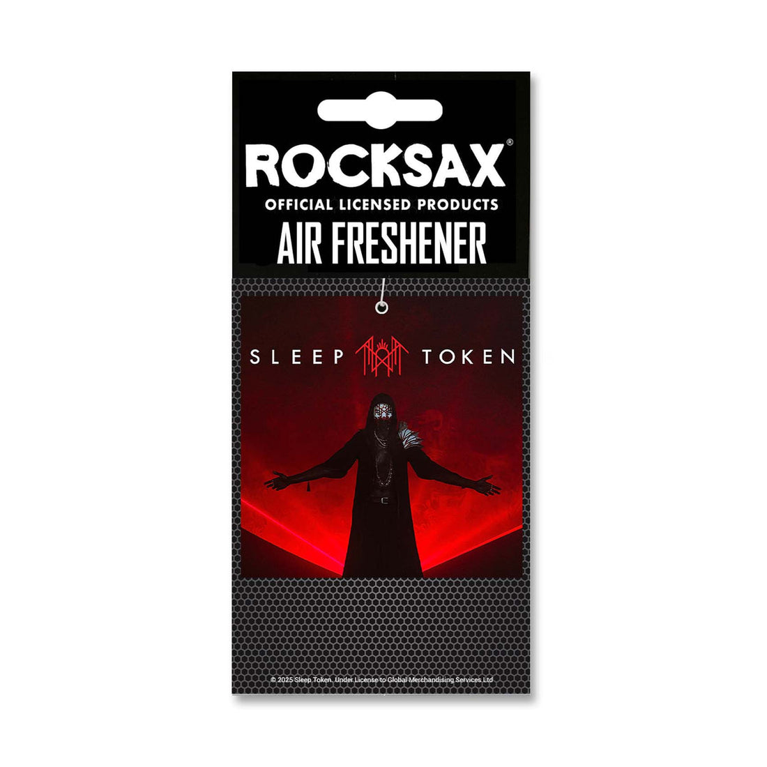 Sleep Token Red Hanging Air Freshener – Double-Sided Print