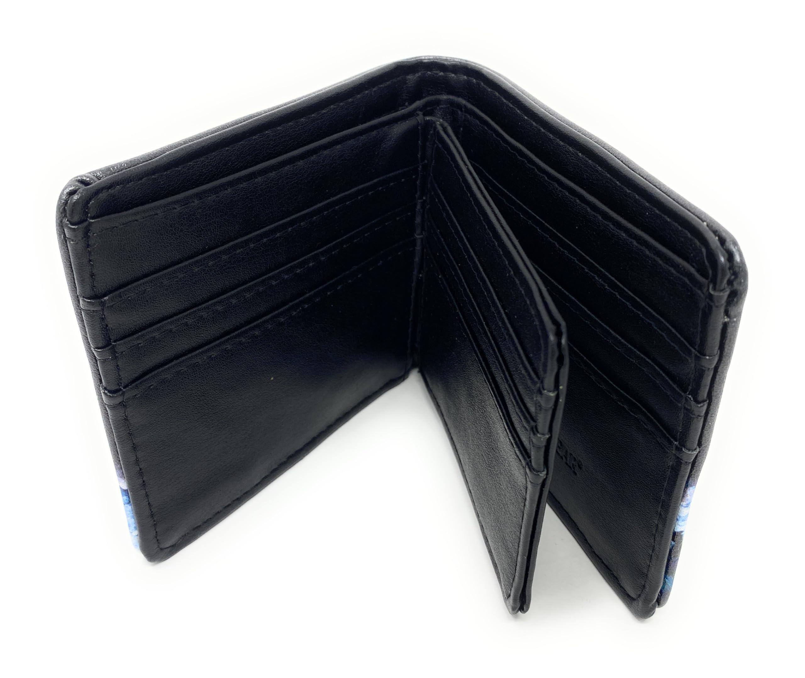 Medieval Dragons Bi-fold Wallet Black Faux Leather