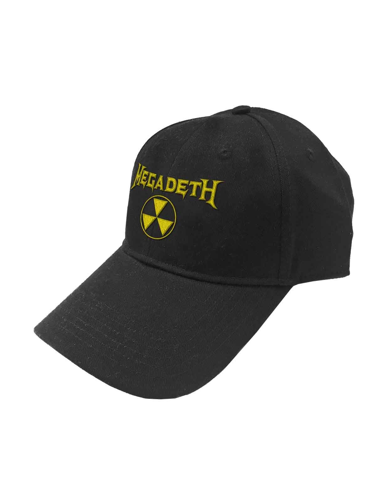 Megadeth Hazard Logo Embroidered Baseball Cap Hat