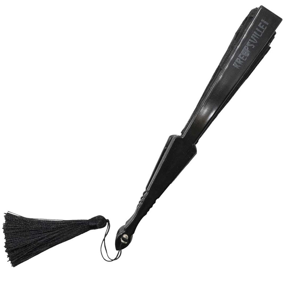 Bats and Lace Hand Fan - Gothic Bat Folding Fan for Ghoulish Glamour
