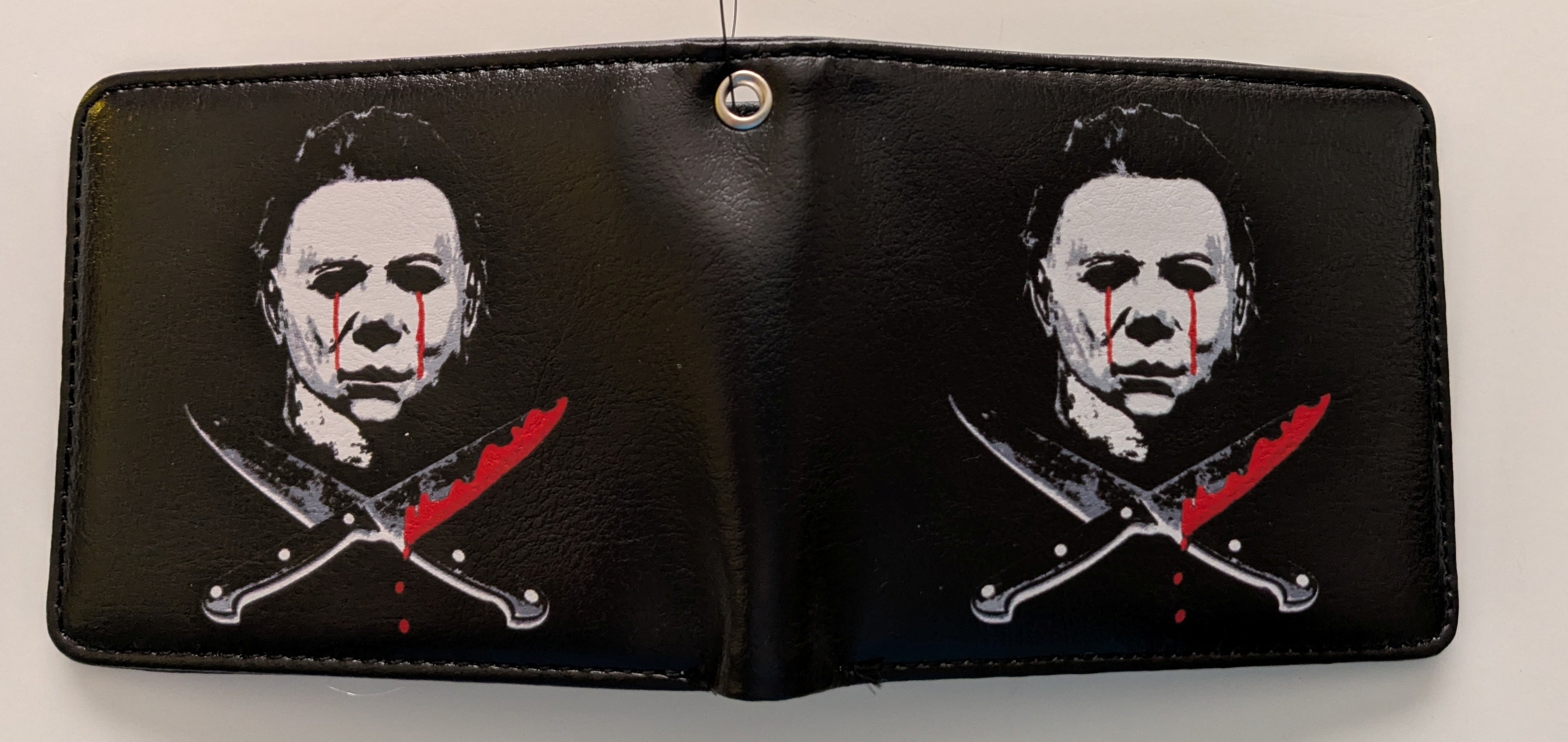 Michael Myers Bleeding Eyes Bi-Fold Wallet Official Halloween II Movie Merch