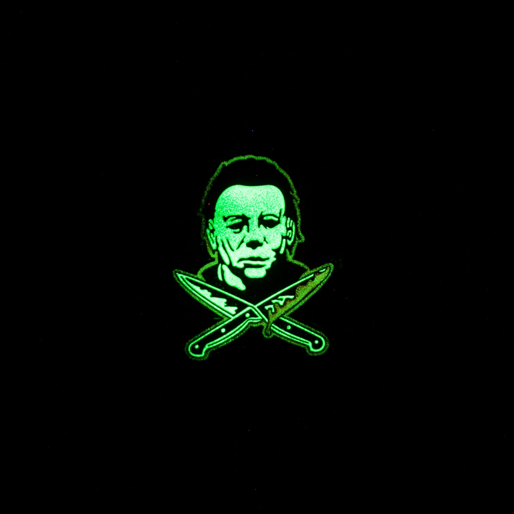 Halloween 2 Michael Myers Glow In The Dark Enamel Pin