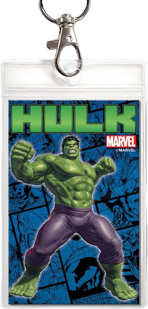 Marvel Comics Hulk Lanyard ID Badge Holder - Official Avengers