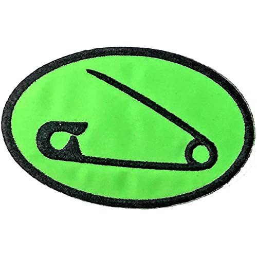 Yungblud Safety Pin Woven Patch 3" Iron-On