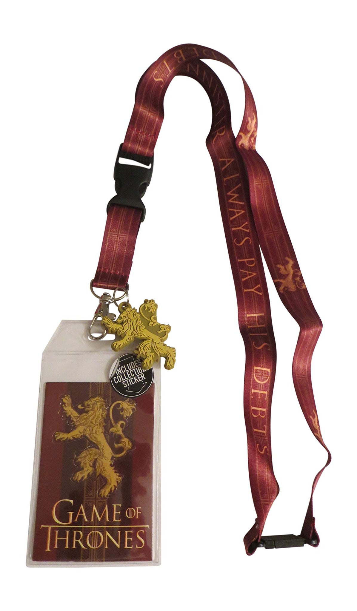 Game of Throne House Lannister Lanyard