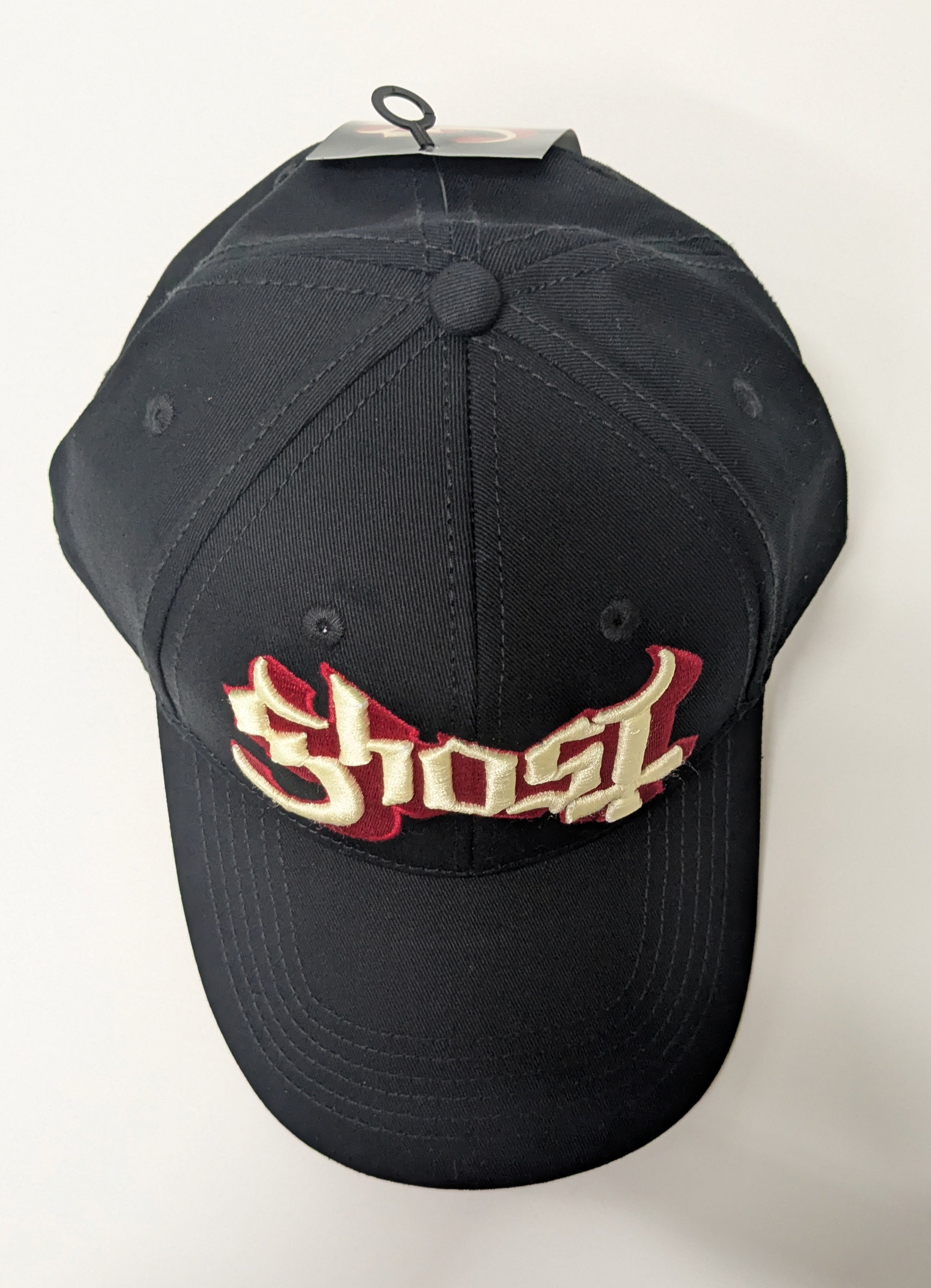 Ghost Embroidered Logo Snapback Hat Official Band Cap
