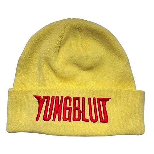 Yungblud Beanie Yellow Unisex Hat with Official Logo