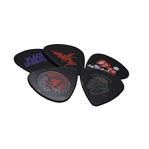 Black Sabbath Set of 5 Guitar Picks - Official Band Plectrum