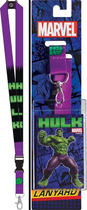 Marvel Comics Hulk Lanyard ID Badge Holder - Official Avengers