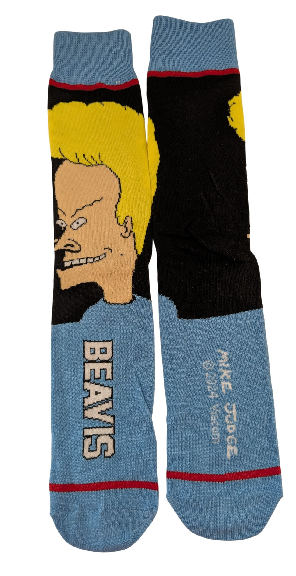 Beavis and Butthead 6-Pair Pack of Men's Crew Socks 6-12
