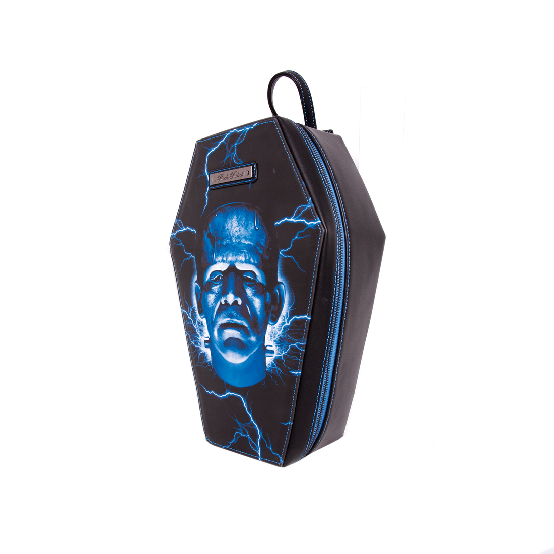 Rock Rebel Frankenstein Coffin Backpack - Official Monster Movie Bag