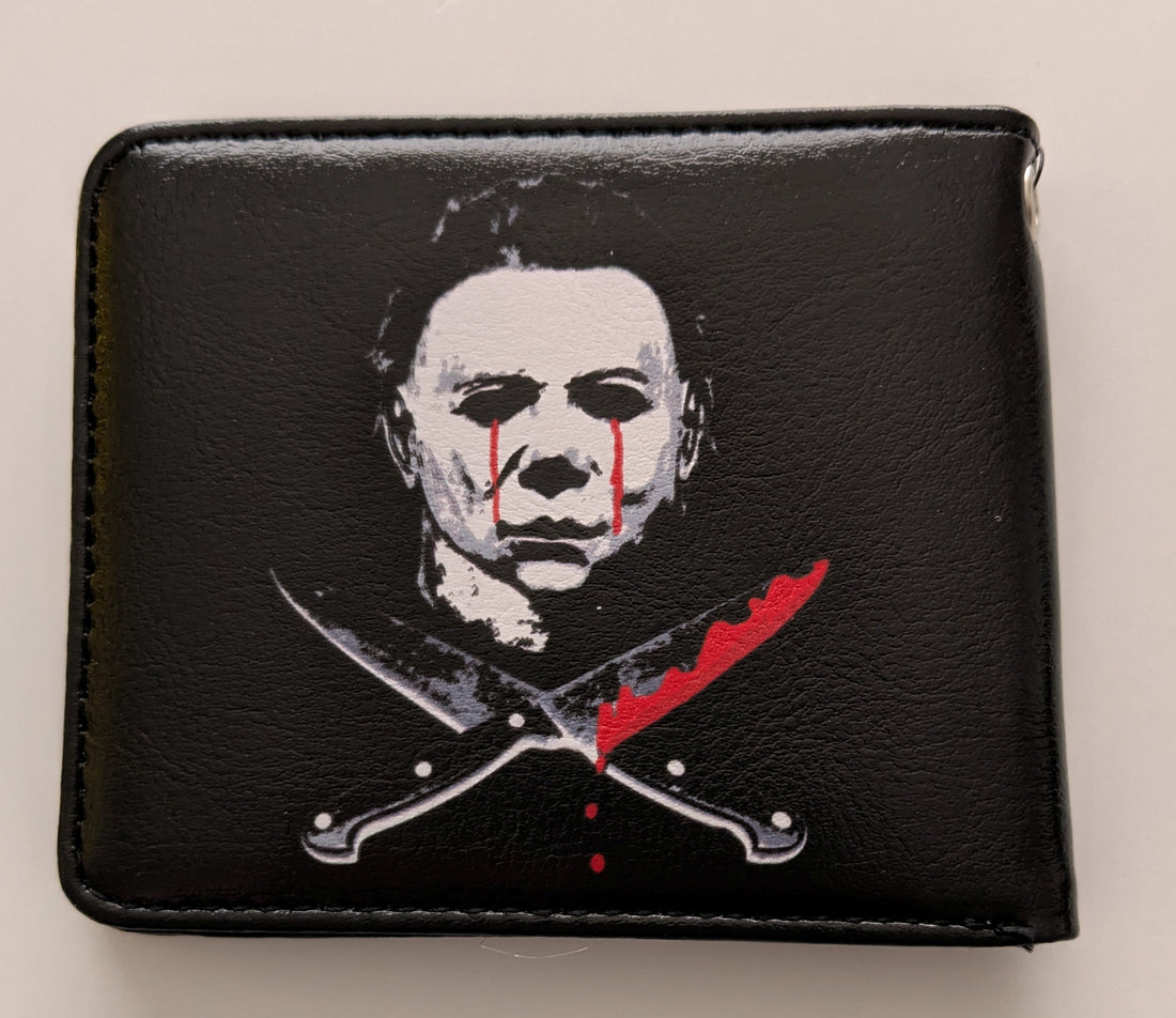 Michael Myers Bleeding Eyes Bi-Fold Wallet Official Halloween II Movie Merch